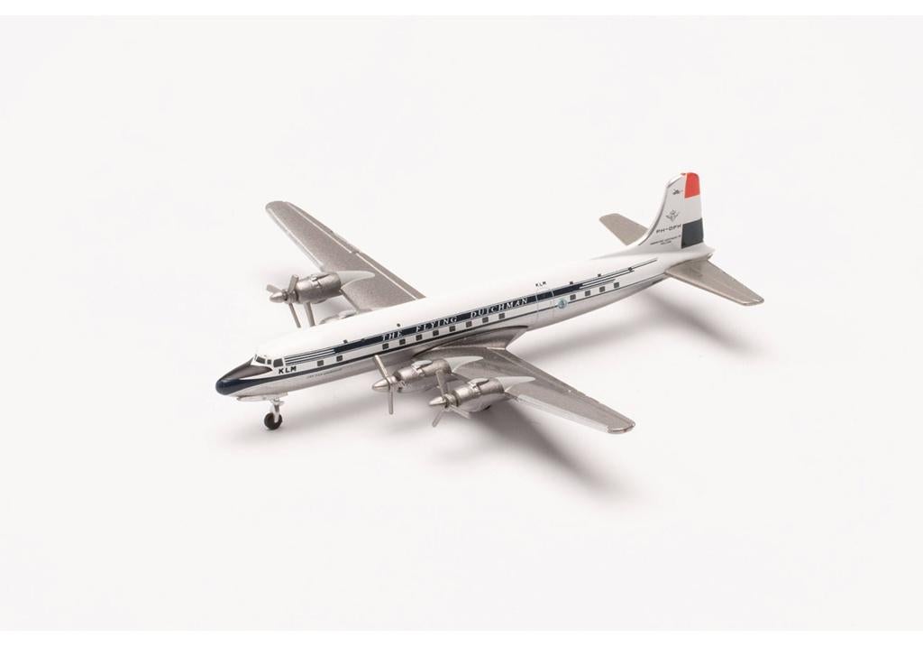 Douglas DC-6B PH-DFH Jan van Riebeek KLM 1948 Herpa 536998, Schaalmodel, Herpa Miniaturmodelle GmbH Leonrodstraße 46-47 herpa@herpa.de