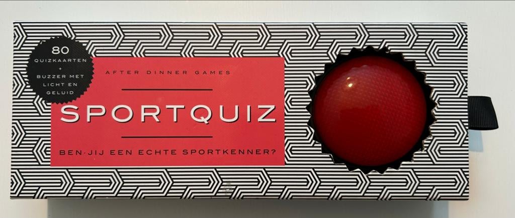 Sportquiz: Ben jij de echte sportkenner? Met buzzer!, Vijf spelers of meer, Ophalen of Verzenden, Zo goed als nieuw