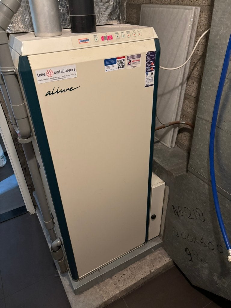 Brinck Allure luchtverwarmer B25 HR, Ophalen, Gebruikt, Hoog rendement (Hr), Cv-ketel of Combi-ketel