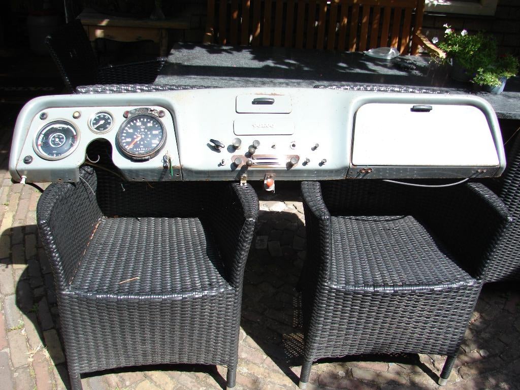 Volvo  dashbord en zonneklep L485 - L495 - N86 - N88 enz., Ophalen of Verzenden, Gebruikt, Volvo, Motor en Toebehoren