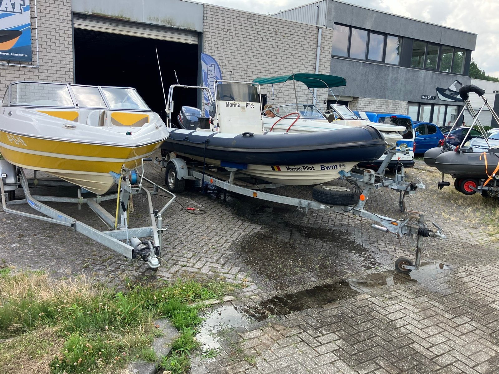BWM Rib 6.7m met 115pk Yamaha autolube en trailer, Watersport en Boten, Ophalen of Verzenden, Polyester/glasvezel, Overige merken