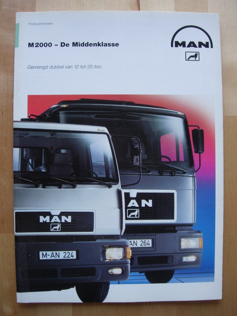 MAN Diesel M2000 Brochure 1998 – Vrachtwagen Truck, Ophalen of Verzenden, Zo goed als nieuw, Overige merken, MAN DIesel
