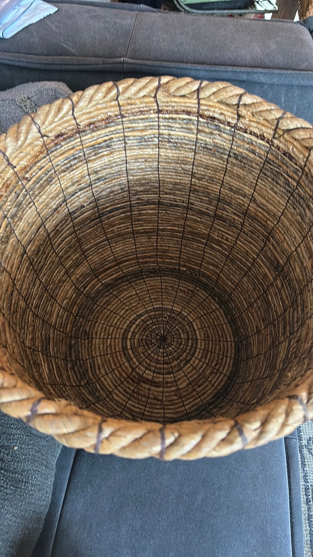 Rieten mand h&m home, Ophalen, Zo goed als nieuw, Rechthoekig, Riet