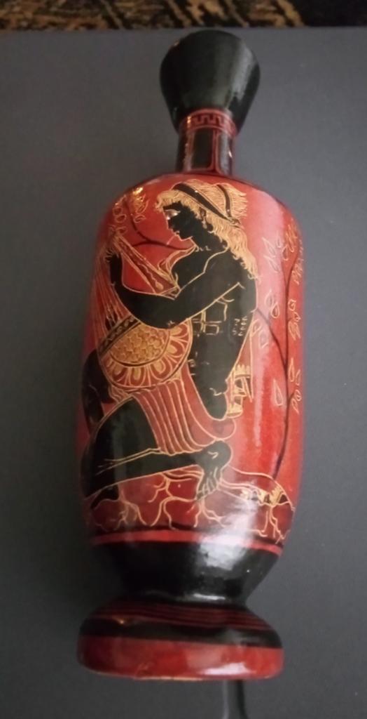 Handgemaakte Griekse vaas - KALLIOPI, Olympia, Antiek en Kunst, Ophalen of Verzenden