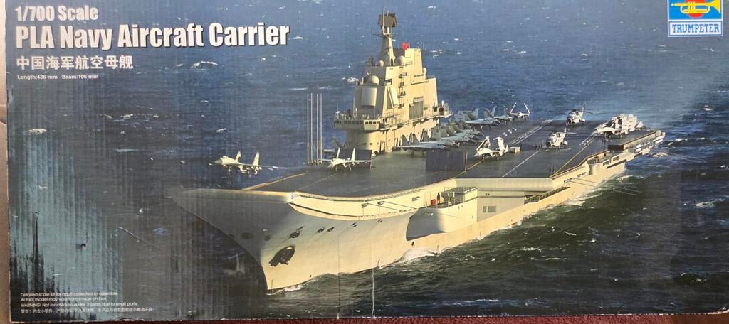 Trumpeter PLA Navy Aircraft Carrier schaal 1/700, Hobby en Vrije tijd, Modelbouw | Boten en Schepen, Verzenden, Nieuw