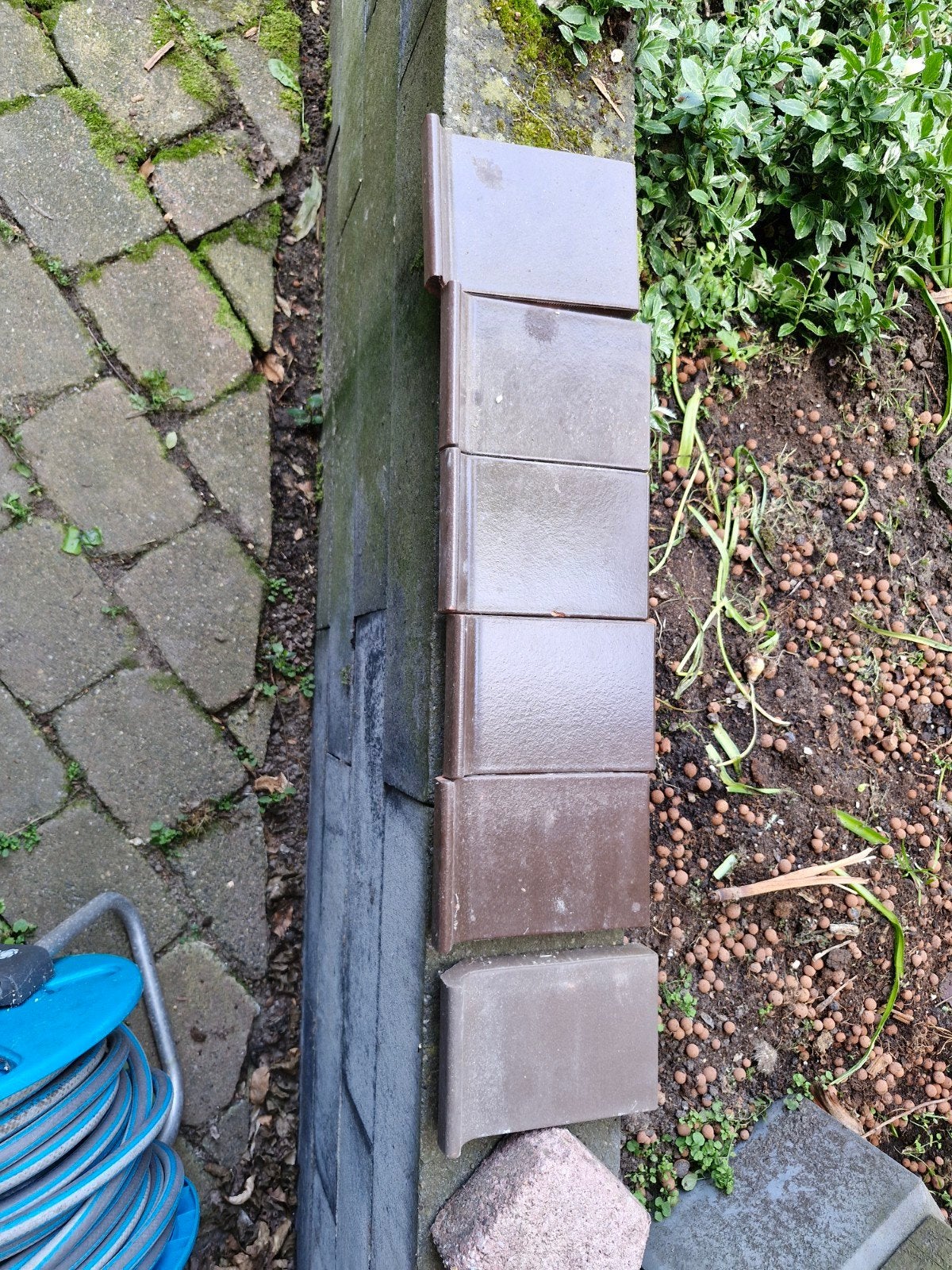 Bruine raamdorpels 6 stuks, nieuw, Ophalen, Steen of Klei, Zwart, Nieuw
