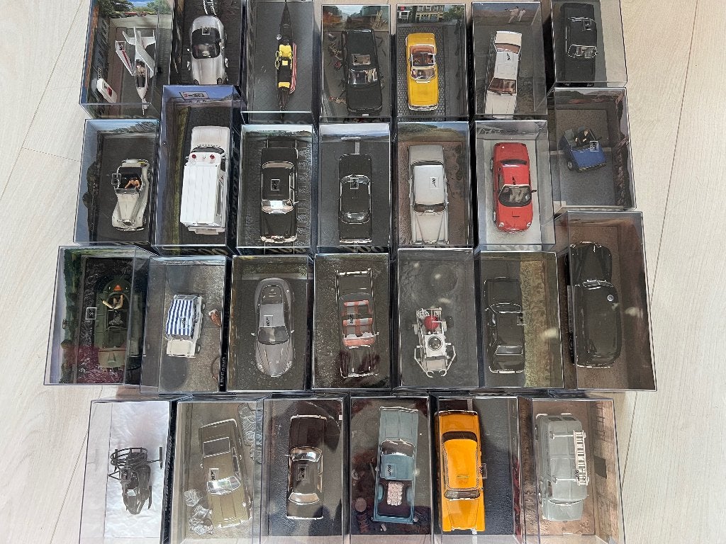 Kuifje en James Bond 007 miniatuur auto's verzameling, Ophalen of Verzenden, Nieuw, Auto, Overige merken