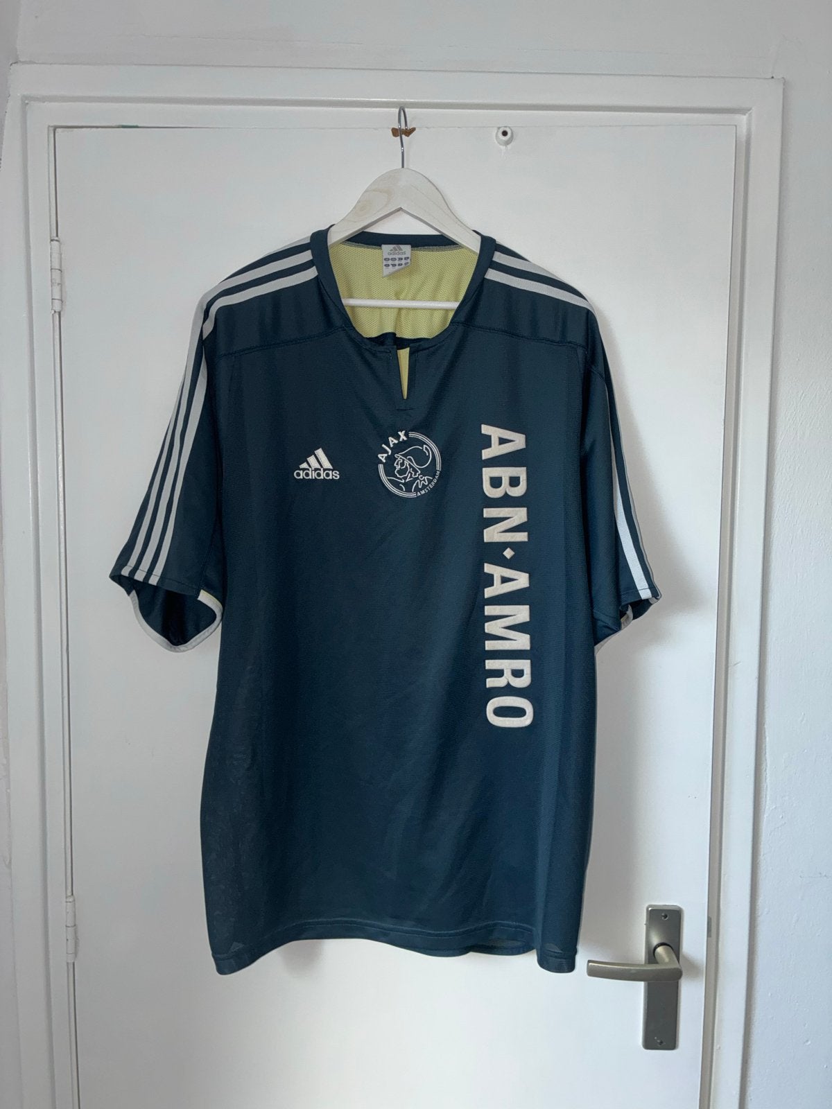 Ajax uitshirt 2003/2004 - Maat 2XL, Blauw, Maat 56/58 (XL), Ophalen of Verzenden, Voetbal