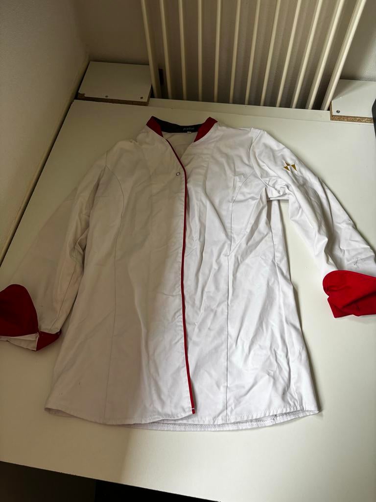 Kokskleding set Hotelschool, maat S en 36, Ophalen of Verzenden, Gedragen