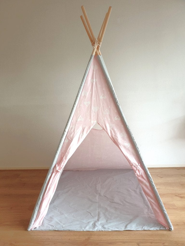 Speeltent Tipi Roze, Ophalen, Zo goed als nieuw