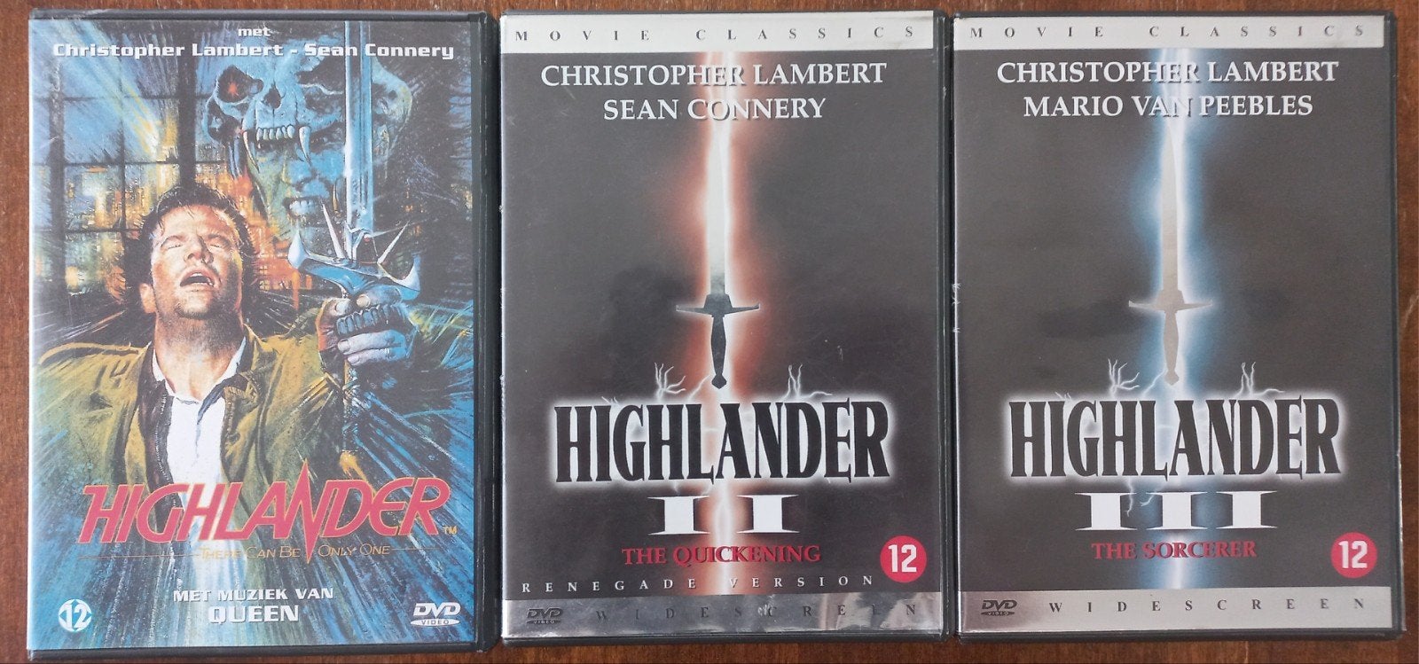 Highlander DVD Boxset - De Complete Trilogie, Nederlands, Vanaf 12 jaar, Gebruikt, Engels