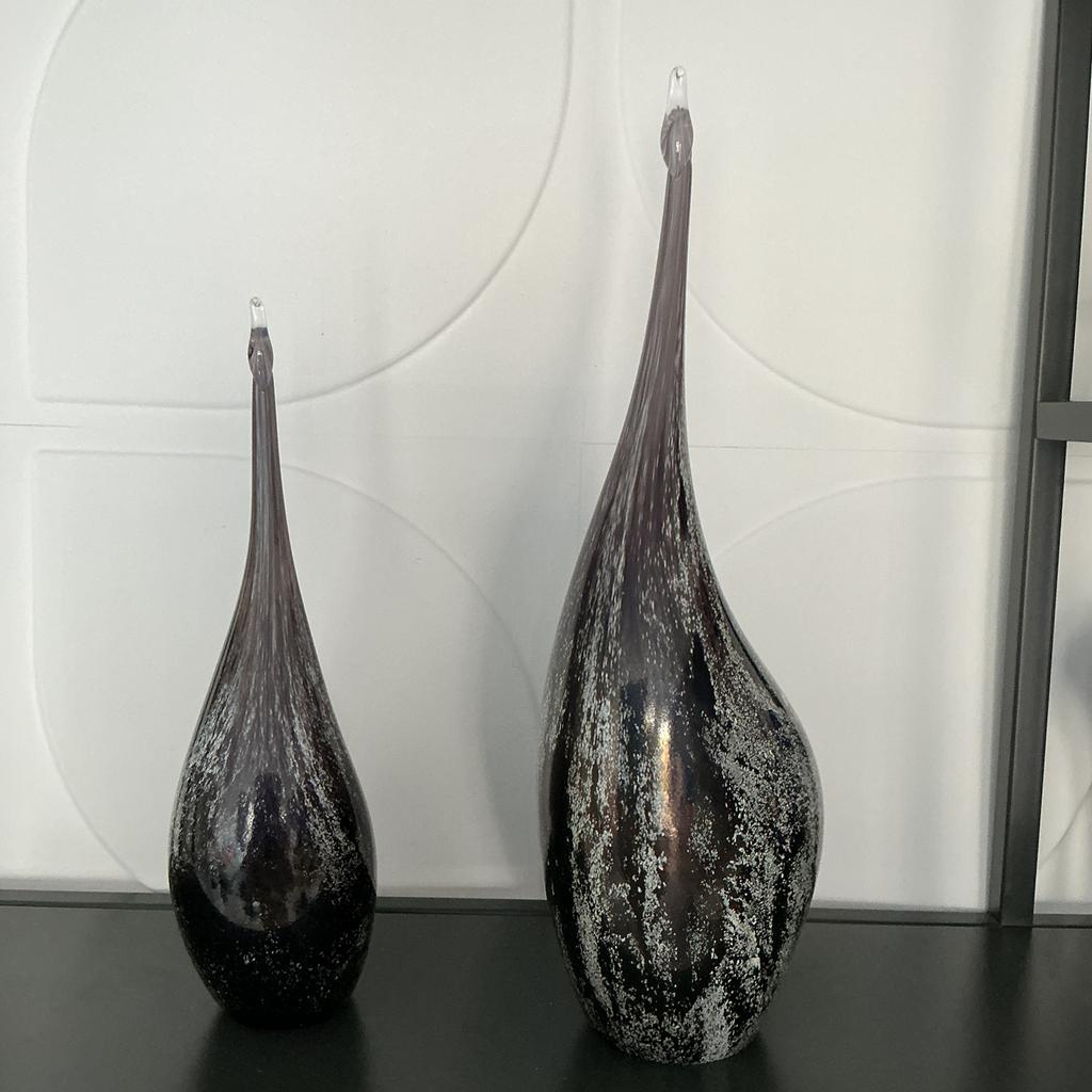 Twee glazen vogels van Pfeiffer Kristal, Antiek en Kunst, Antiek | Glas en Kristal, Ophalen of Verzenden