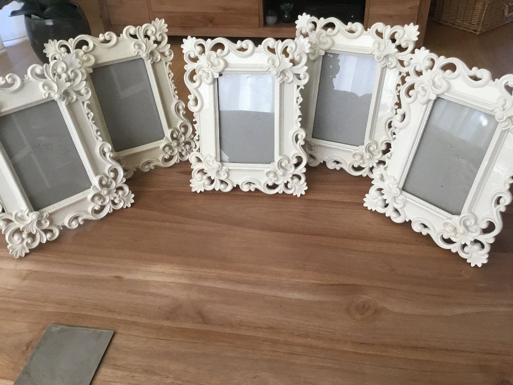 5 barok fotolijsten, Ophalen, Kunststof, Overige typen, 19 cm