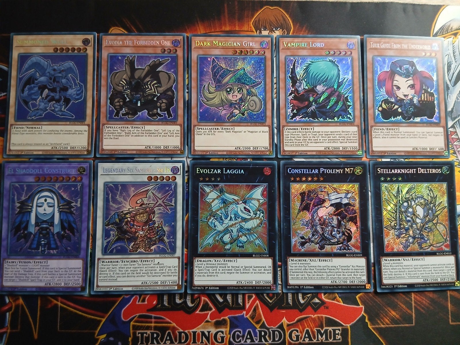 Complete Chibi Secret Rare BLGG Set - Yu-Gi-Oh, Ophalen, Zo goed als nieuw, Foil