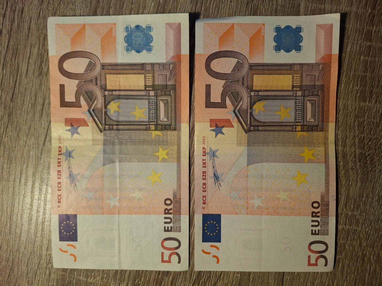 Oude biljetten van 50 euro, Postzegels en Munten, Bankbiljetten | Europa | Eurobiljetten, Ophalen, Overige landen, 50 euro, Los biljet