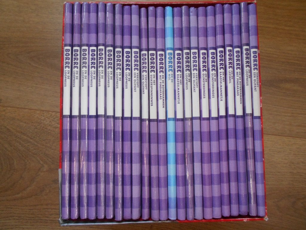 23 Borre boekjes groep 0 en 1/2 in bewaarcassette, Boeken, Ophalen of Verzenden, Zo goed als nieuw, Non-fictie