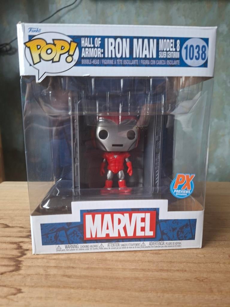 Funko Pop! Iron Man Model 8 Silver Centurion 1038, Kinderen en Baby's, Speelgoed | Actiefiguren, Ophalen of Verzenden, Nieuw