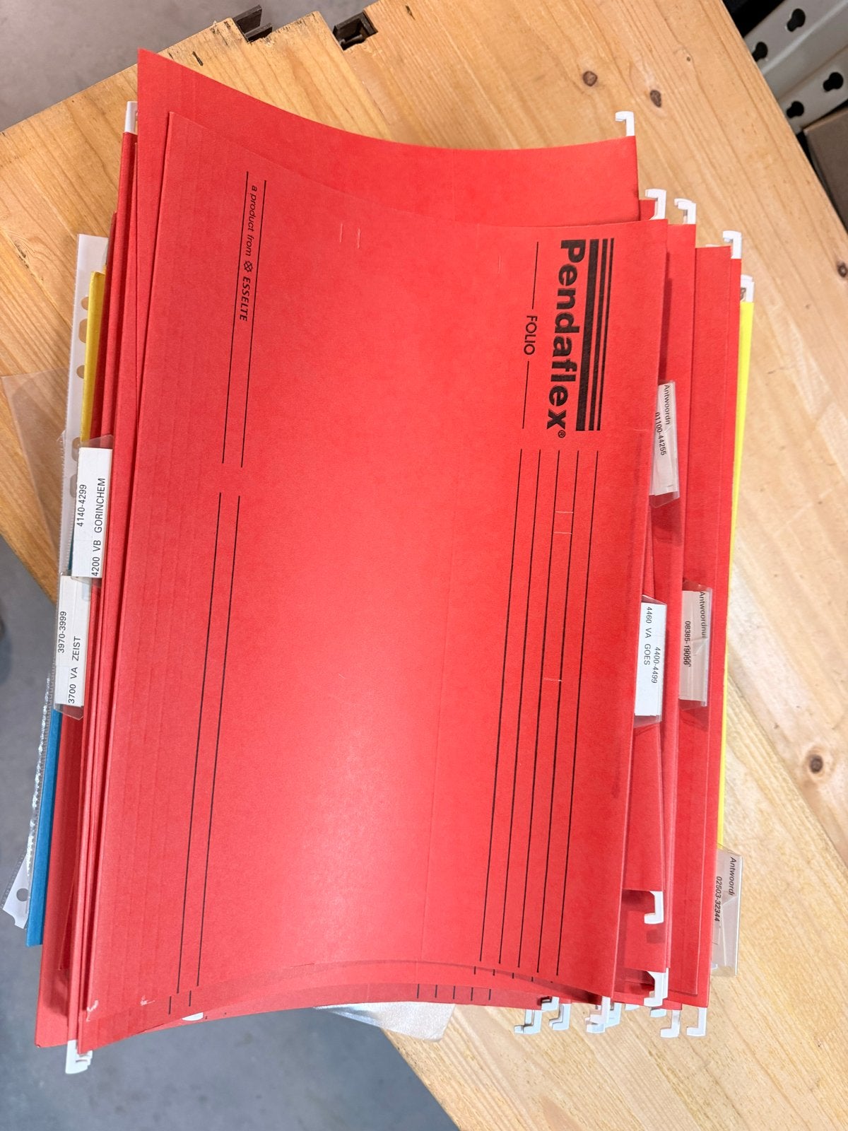 Pendaflex Folio Hangmappen - Rood (Esselte), Ophalen, Gebruikt