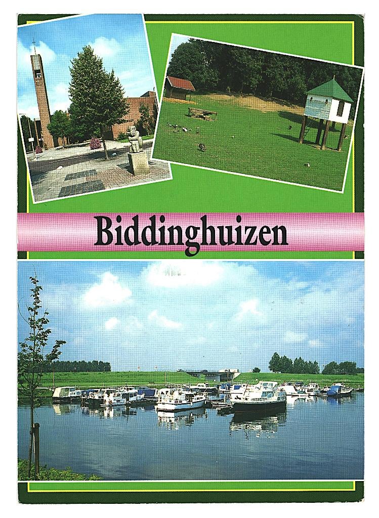 36327 Biddinghuizen 80+ Flevoland _Gelopen met mooie zegel, Ophalen of Verzenden, 1980 tot heden, Gelopen, Flevoland