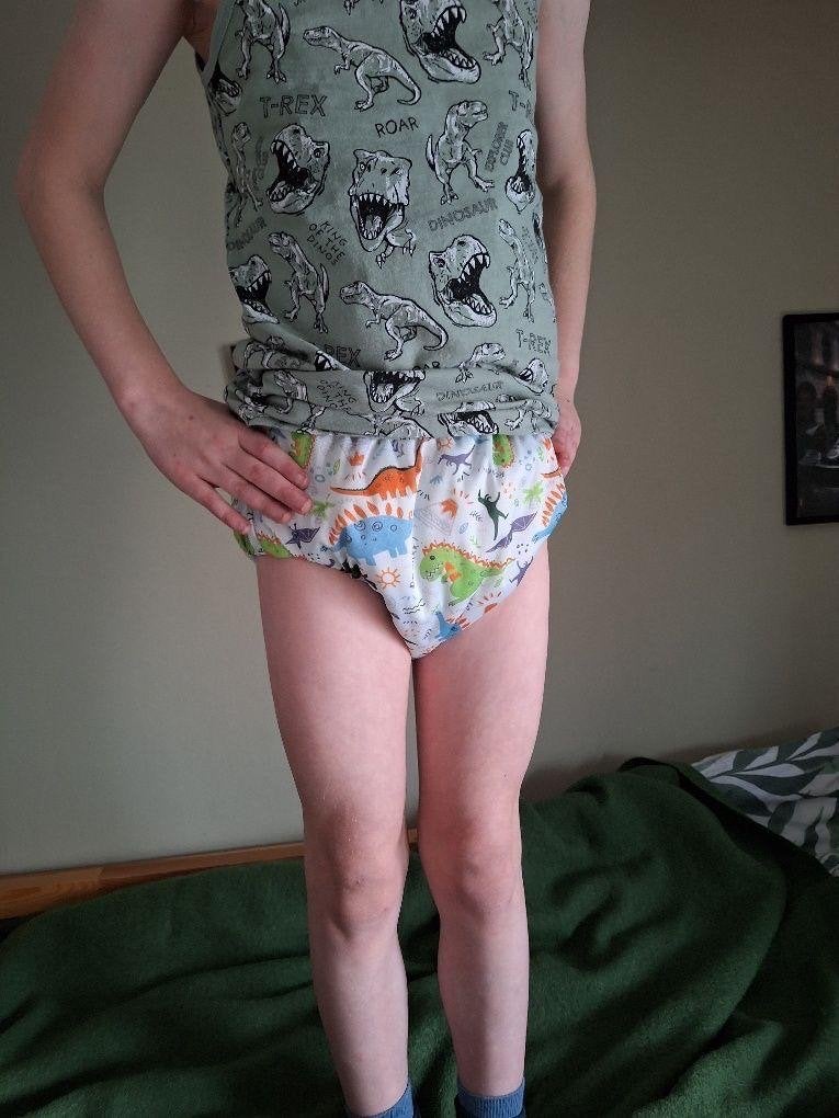 Mother-ease Bedwetter Pants S (18-25 kg) Dino print, Ophalen of Verzenden, Zo goed als nieuw, Jongetje of Meisje