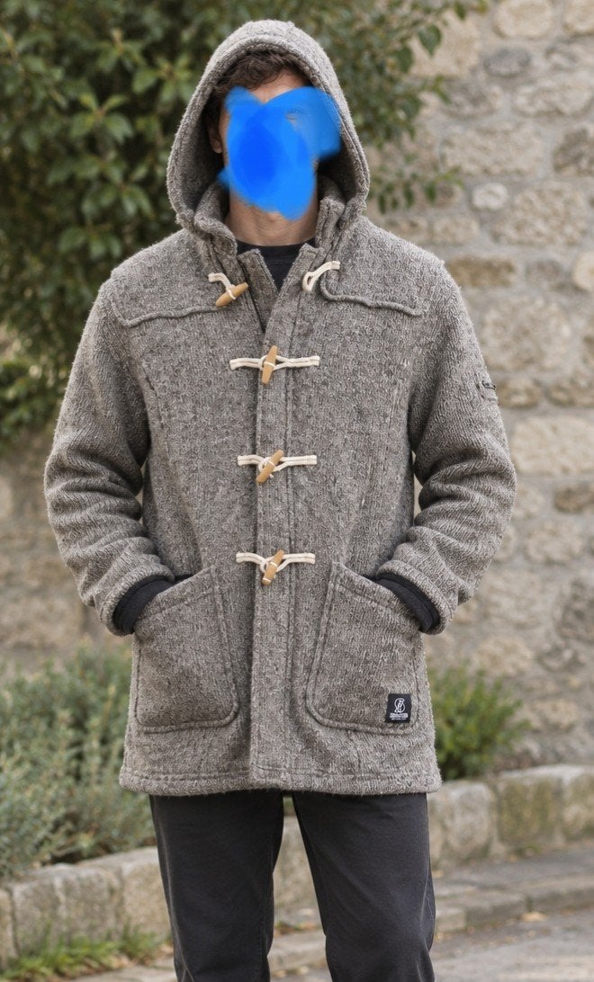 Shakaloha Duffle Coat - Nieuwstaat zonder prijskaartje, Shakaloha, Ophalen of Verzenden, Grijs, Maat 56/58 (XL)