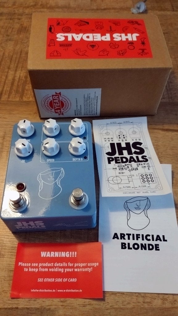 JHS Artificial Blonde (stereo vibrato pedal), Muziek en Instrumenten, Effecten, Ophalen of Verzenden, Nieuw, Chorus