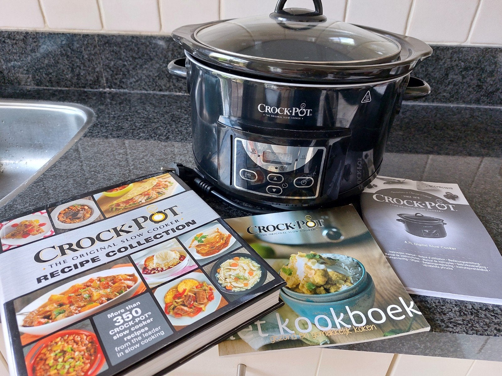 Crockpot 4,7 L.    Slowcooker, Ophalen of Verzenden