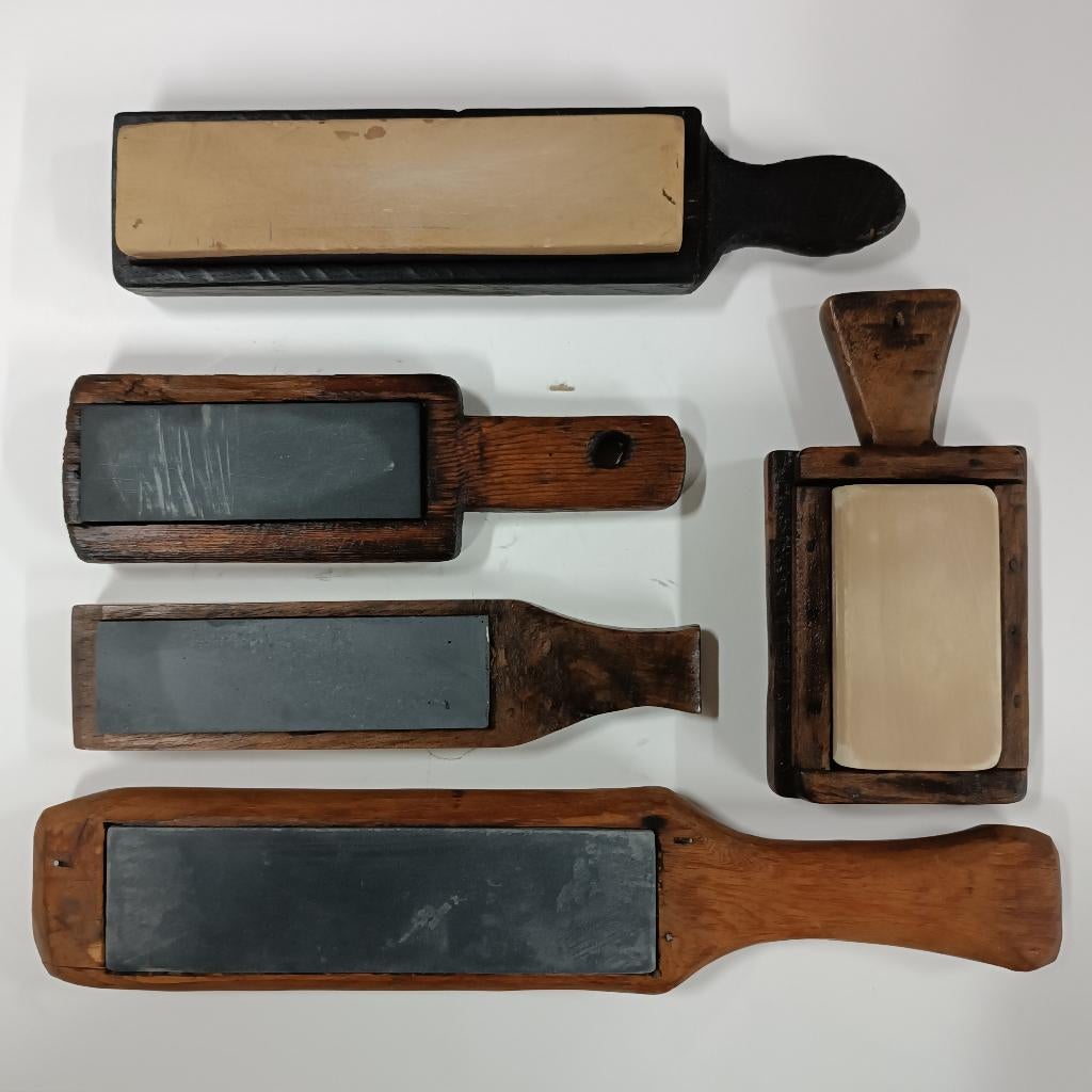 5 RAZOR SHARPENING STONE COTICULE + OTHER FINE NATURAL, Antiek en Kunst, Verzenden