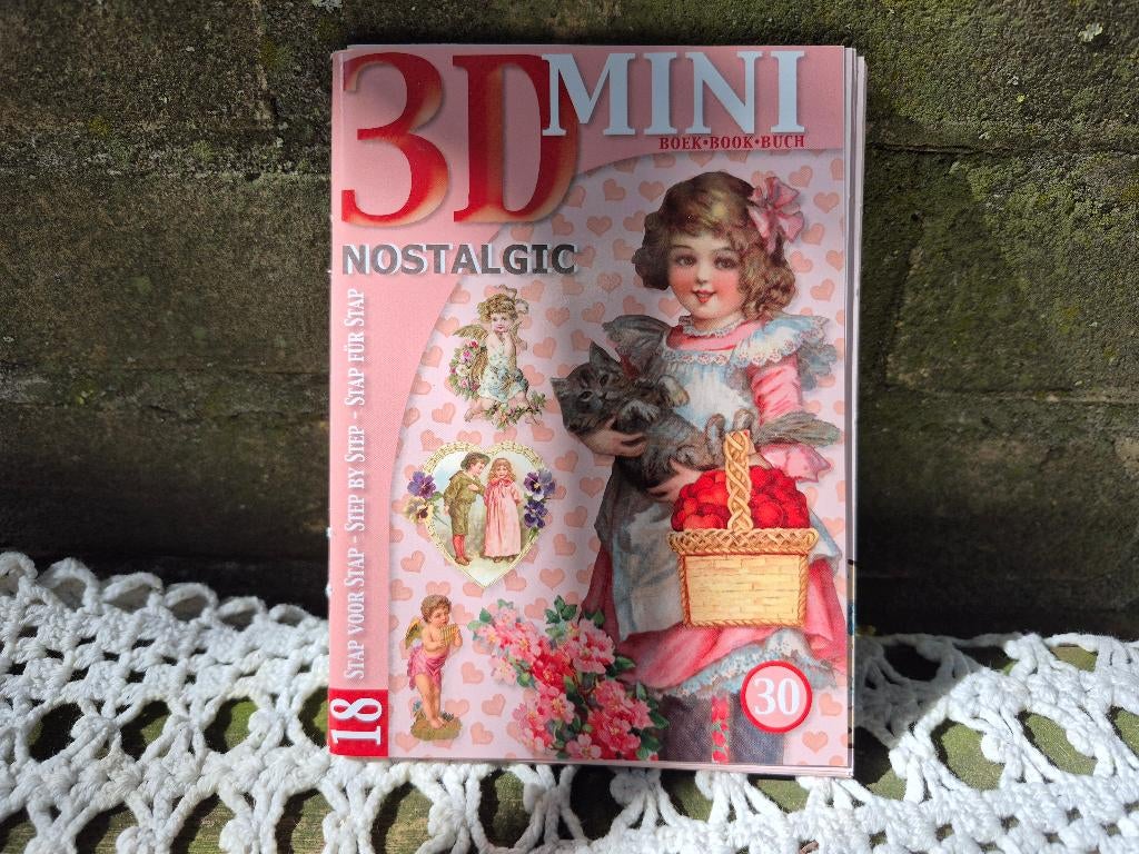 mini 3D Nostalgic boekje, Ophalen of Verzenden, Zo goed als nieuw, Overige thema's, Overige typen