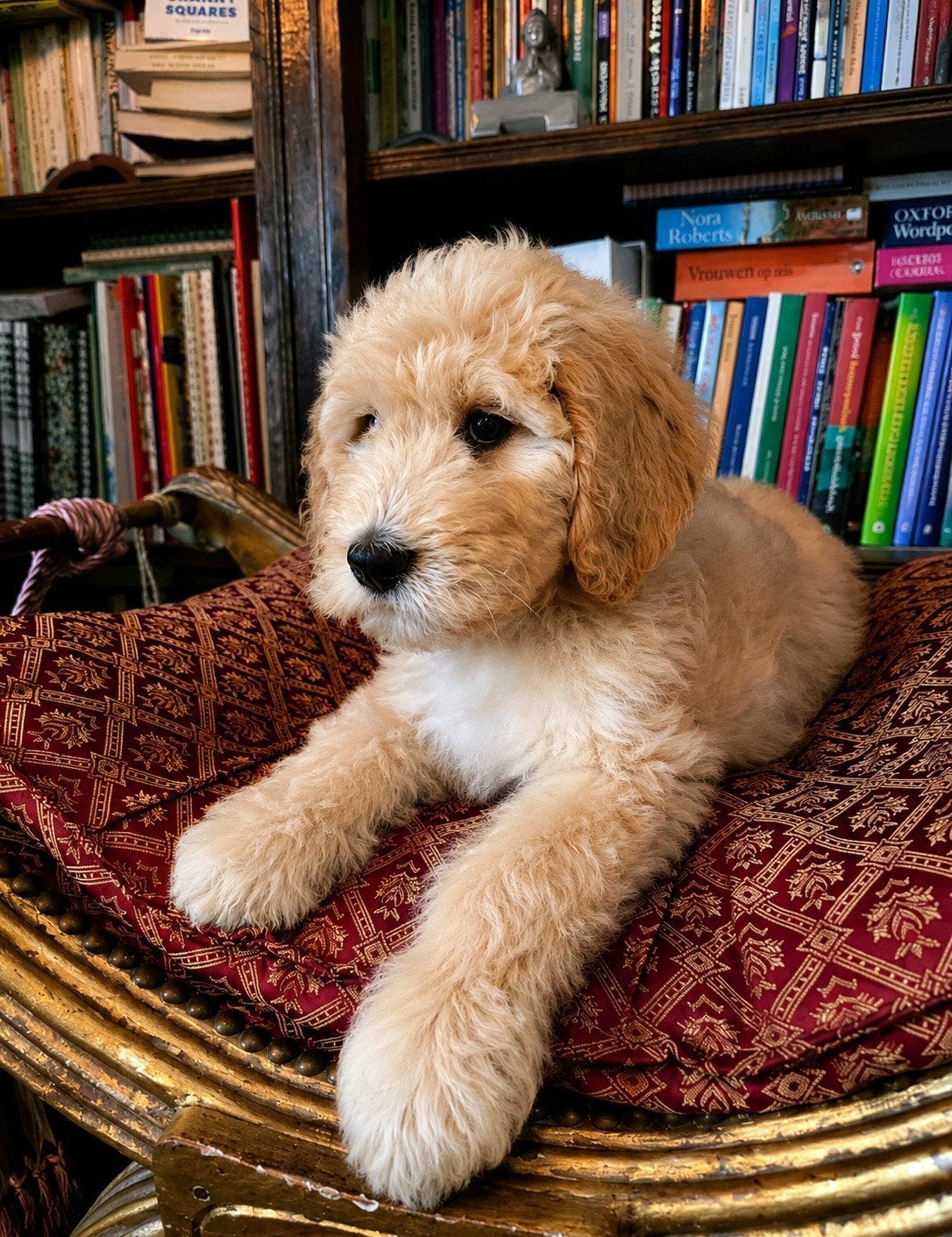 Prachtige Bernedoodle pup, Dieren en Toebehoren, Honden | Niet-rashonden, 8 tot 15 weken, Teef, Eén hond, Nederland