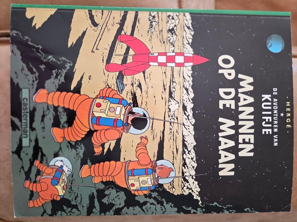 Kuifje: Mannen op de Maan - Goede staat, Boeken, Eén stripboek, Ophalen of Verzenden, Gelezen, Hergé