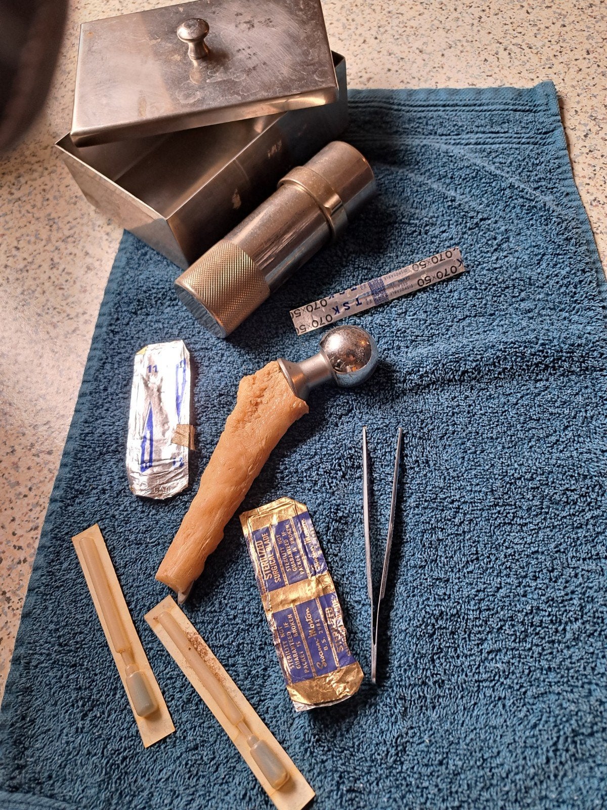 Vintage Medische Instrumenten en Prothese Onderdelen, Ophalen of Verzenden