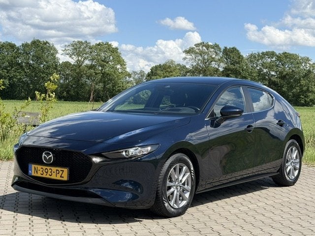 Mazda 3 2.0 E-SKYACTIVE-X M HYBRID 186PK 88DKM 12-2021, Stof, Gebruikt, Euro 6, Adaptive Cruise Control