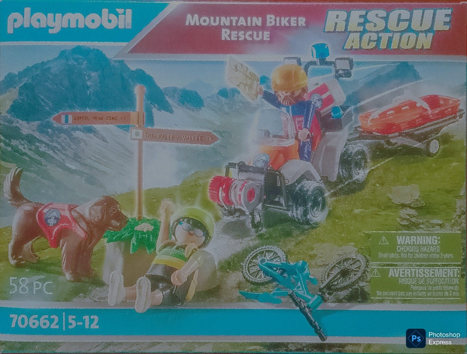 Rescue Action Mountainbiker Reddingsactie 70662, Ophalen of Verzenden, Zo goed als nieuw, Complete set