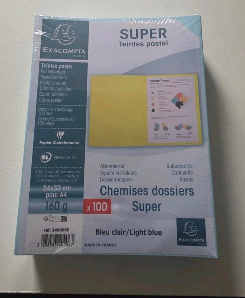 Exacompta Super Teintes Pastel A4 papier, Diversen, Schrijfwaren, Ophalen