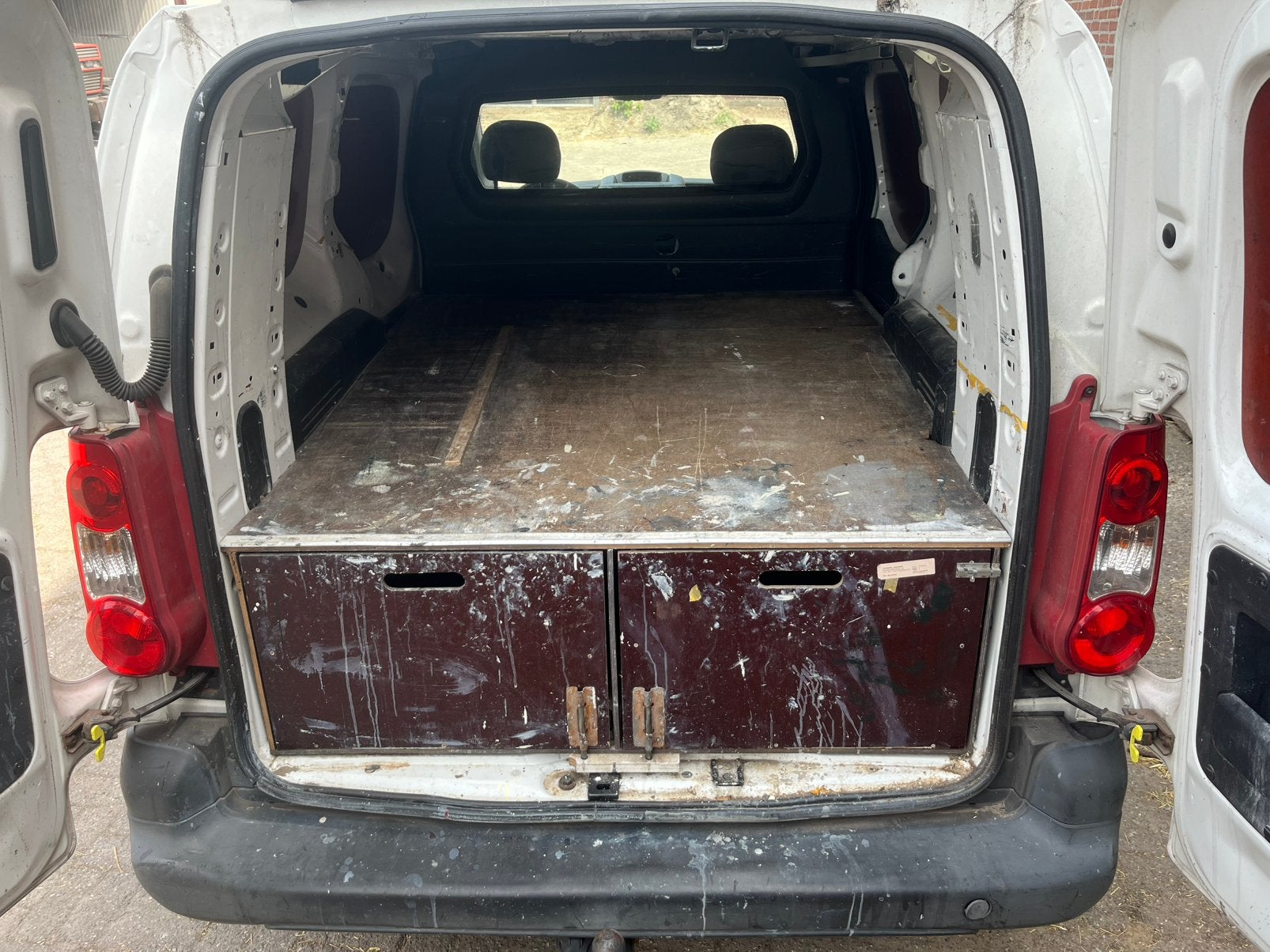 Inbouw lades bestelbusje, Ophalen, Peugeot