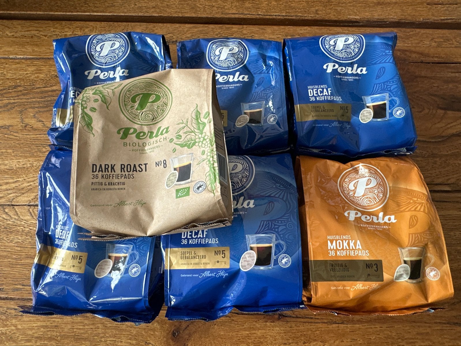 Perla Senseo Koffiepads - Diverse smaken, 0,50€ / pak, Diversen, Levensmiddelen, Ophalen
