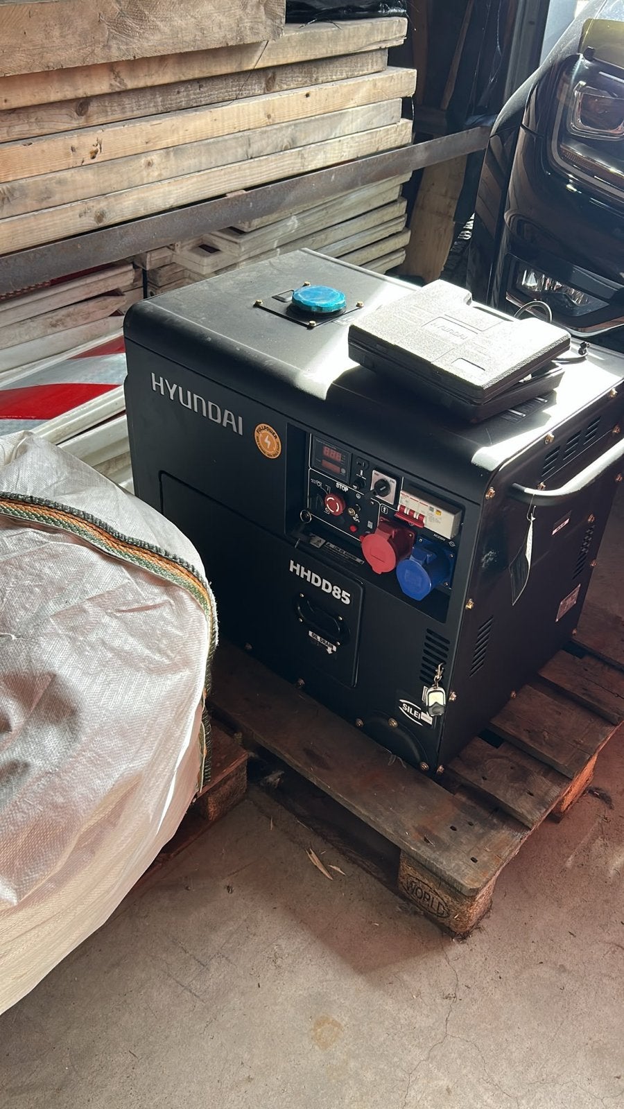 Nieuwe Hyundai HHDD85 Aggregaat - Diesel, 7.9 kVA, Ophalen of Verzenden, Nieuw