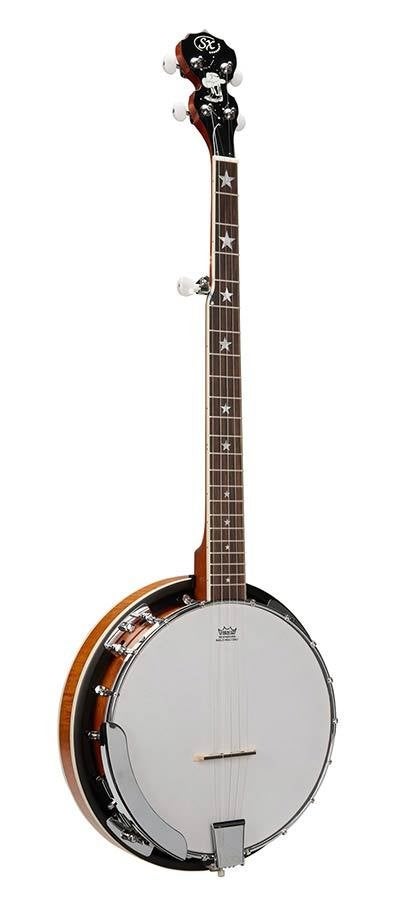 SX BJ405 5-Snarige Banjo – Naturel Satin Matte Finish, ., Nieuw, Ophalen of Verzenden, Banjo
