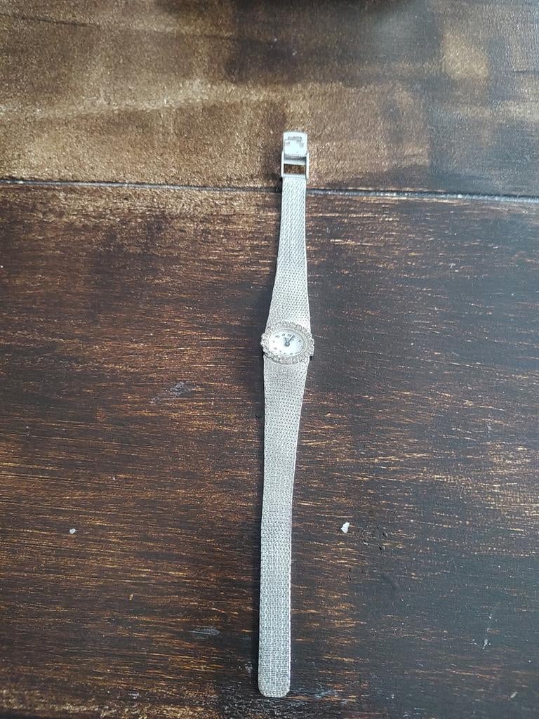 Pierre laro dames horloge stainless steel, Antiek en Kunst, Ophalen of Verzenden