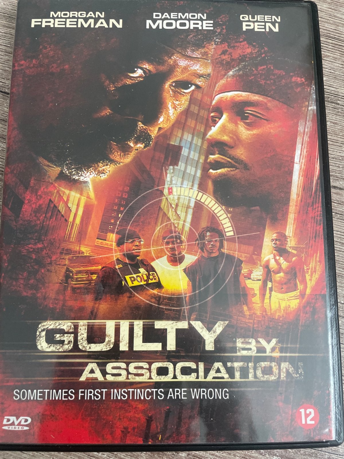 Guilty by Association DVD - Actiethriller met Morgan Freeman, Engels, Nederlands, Actiethriller, Ophalen of Verzenden