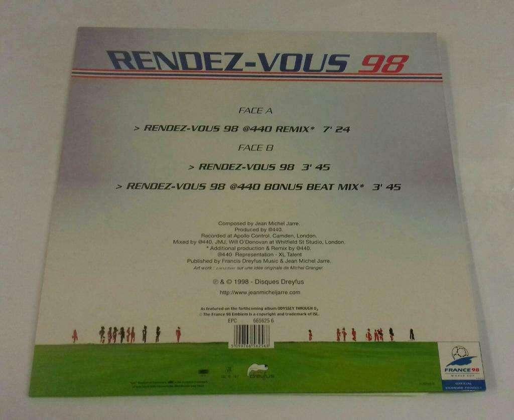 Jean Michel Jarre VINYL 12 INCH Rendez-vous 98 VOETBAL WK, Cd's en Dvd's, Verzenden, 1990 - 1999, Nieuw in verpakking, 12 inch