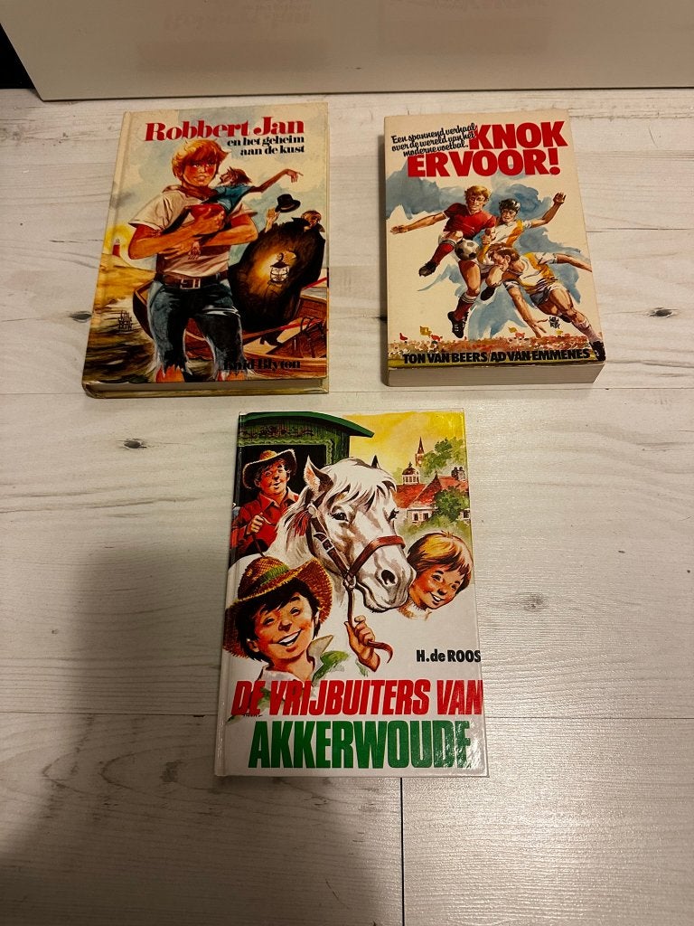 Drie kinderboeken jongens, Ophalen of Verzenden, Gelezen, Fictie