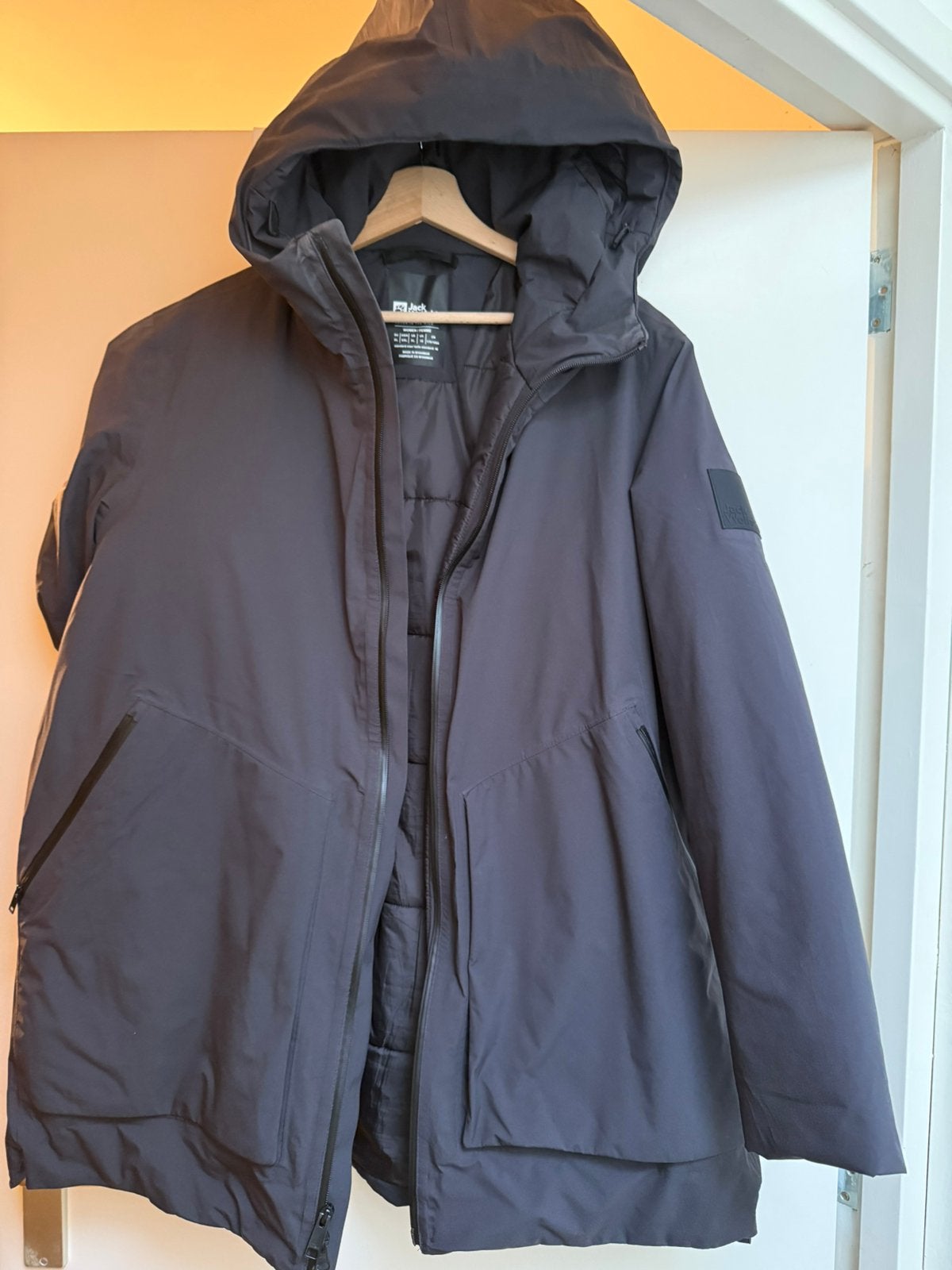 Jack wolfskin jas donker grijs xl, Ophalen of Verzenden, Zo goed als nieuw, Maat 46/48 (XL) of groter, Grijs