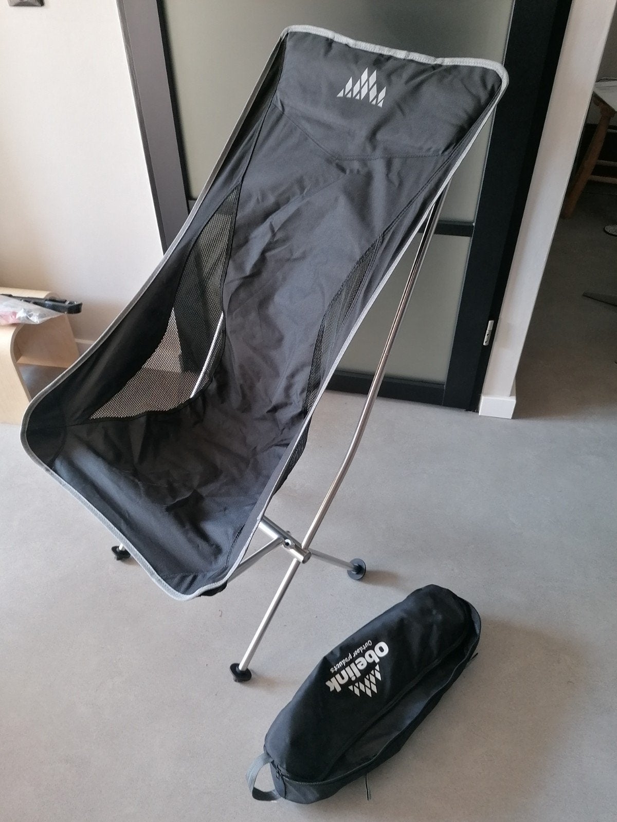 NIEUW Obelink Ultra Light High chair vouwstoel Lichtgewicht, Caravans en Kamperen, Kampeermeubelen, Ophalen of Verzenden, Nieuw