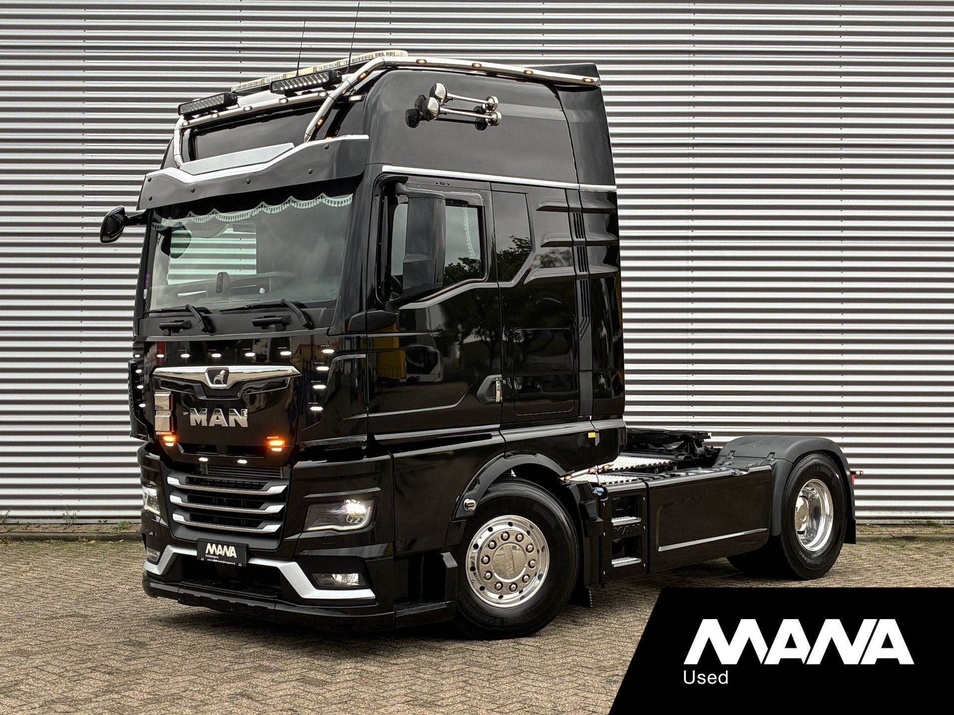 MAN TGX 18.520 D26 4x2 LL SA GX ADR / RETARDER / PTO / ALCOA, Auto's, Automaat, Achterwielaandrijving, Zwart, Zwart
