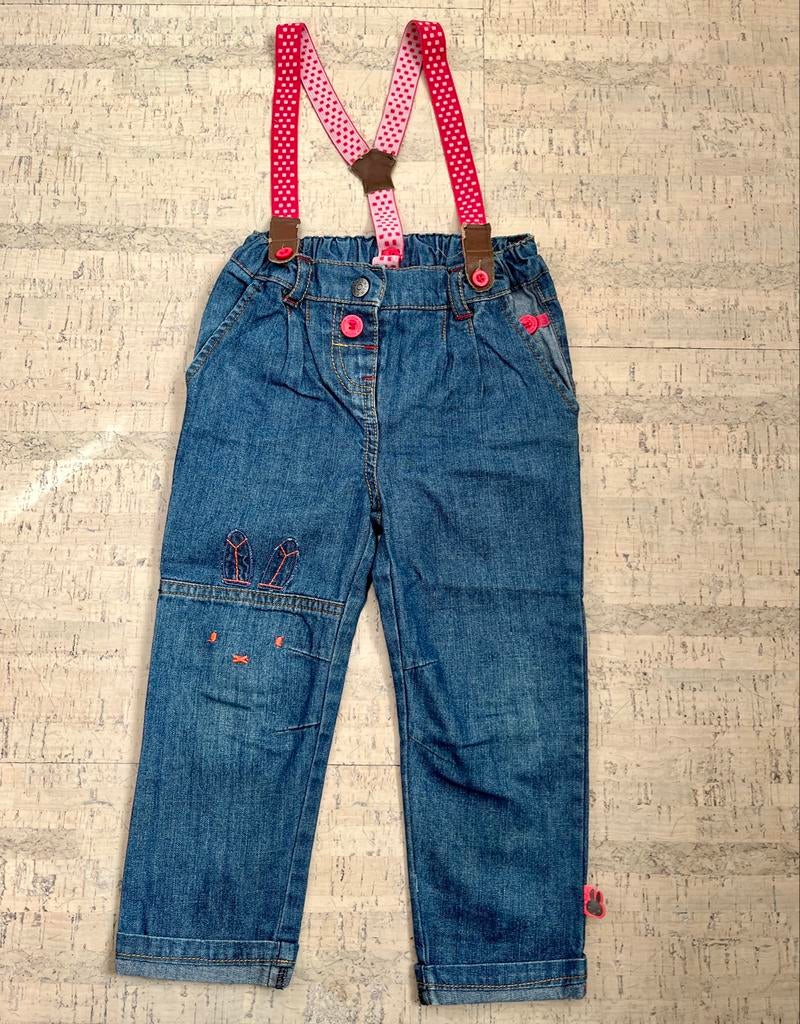 Denim meisjes broek Nijntje maat 92, Kinderen en Baby's, Ophalen of Verzenden, Zo goed als nieuw, Meisje, Broek