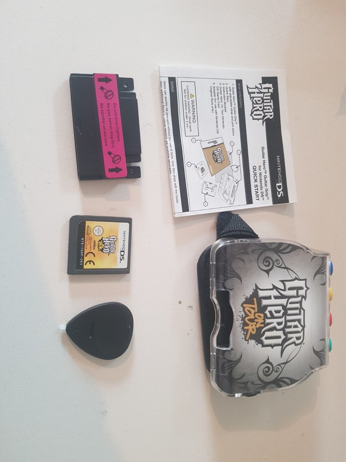 Guitar Hero On Tour Nintendo DS (incl. spel en plectrum), Muziek, Gebruikt, 1 speler, Ophalen of Verzenden