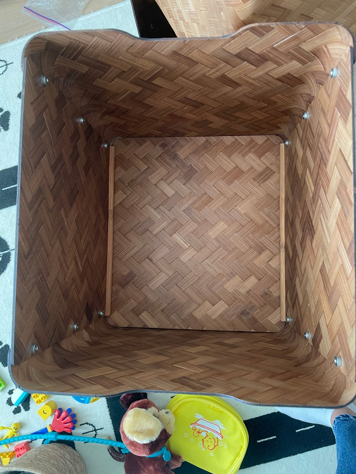 Set van 4 bamboe opbergmanden, Ophalen, Overige materialen, Minder dan 50 cm, Gebruikt