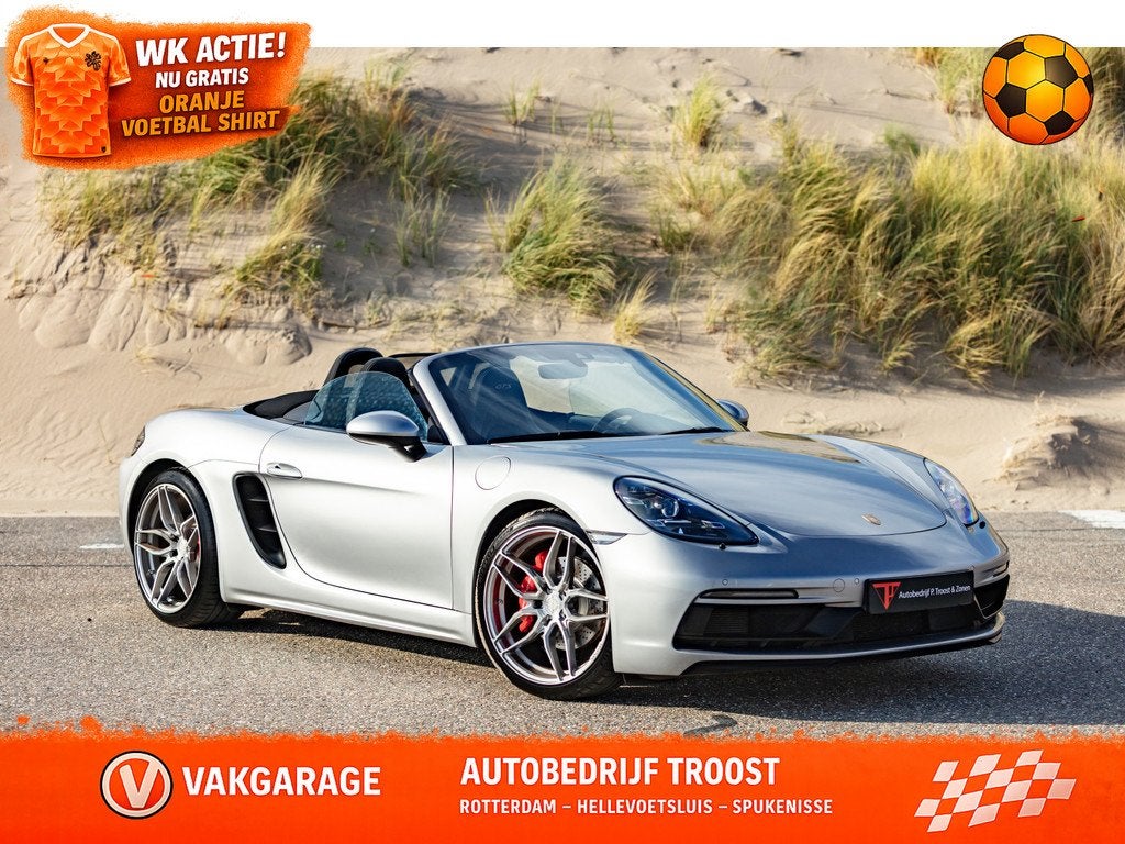 Porsche 718 Boxster 2.5 GTS Sportchrono|Sportuitlaat|Apple c, Auto's, Porsche, Automaat, 12 maanden, Gebruikt, Bedrijf